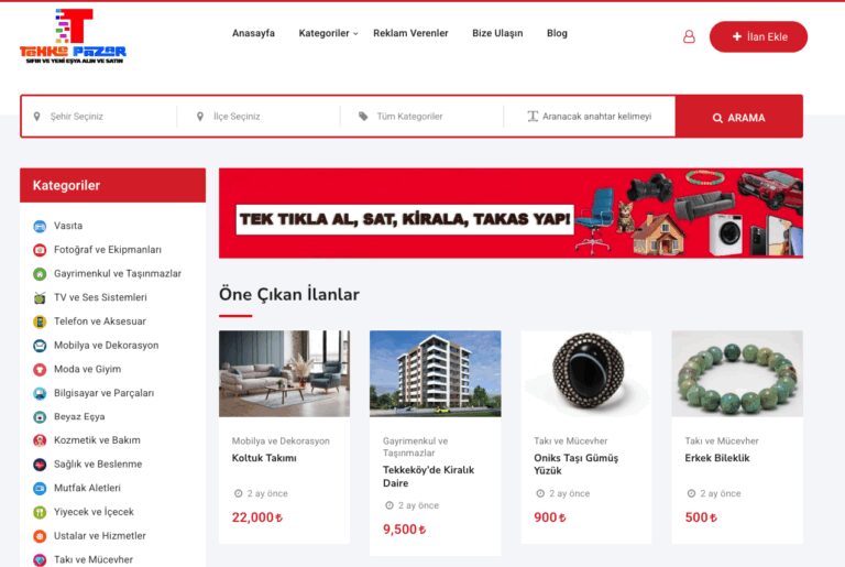 Takasa Açığım Tekkepazarı İkinci El Alışverişinde Takas Kültürü